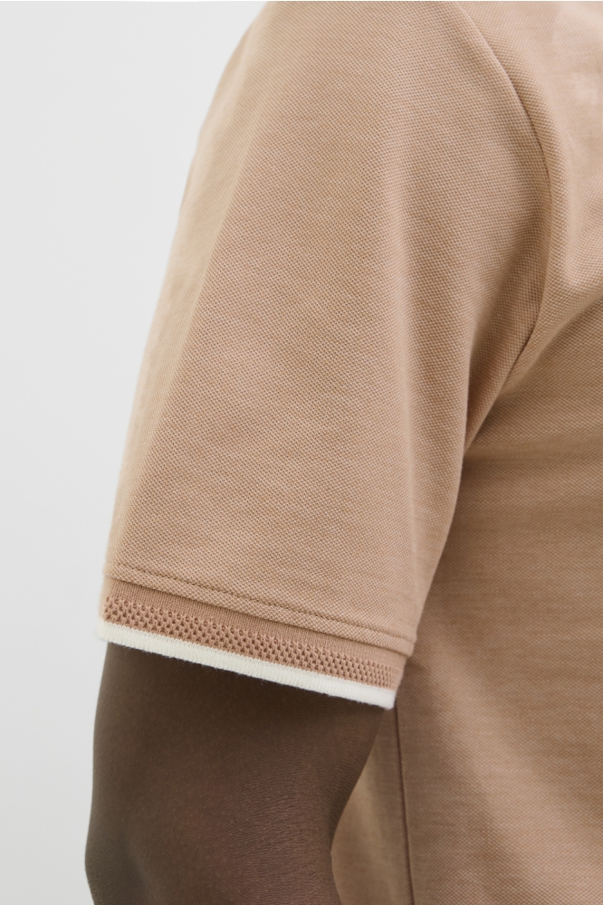 JPRBLUALVES SS POLO SN 12274681 CAFE CREME